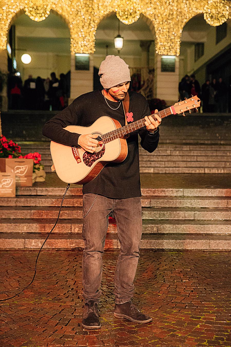 Renato Zanette fotografo per eventi storytelling Cipria Show no alla violenza sulle donne Sara e Francesco