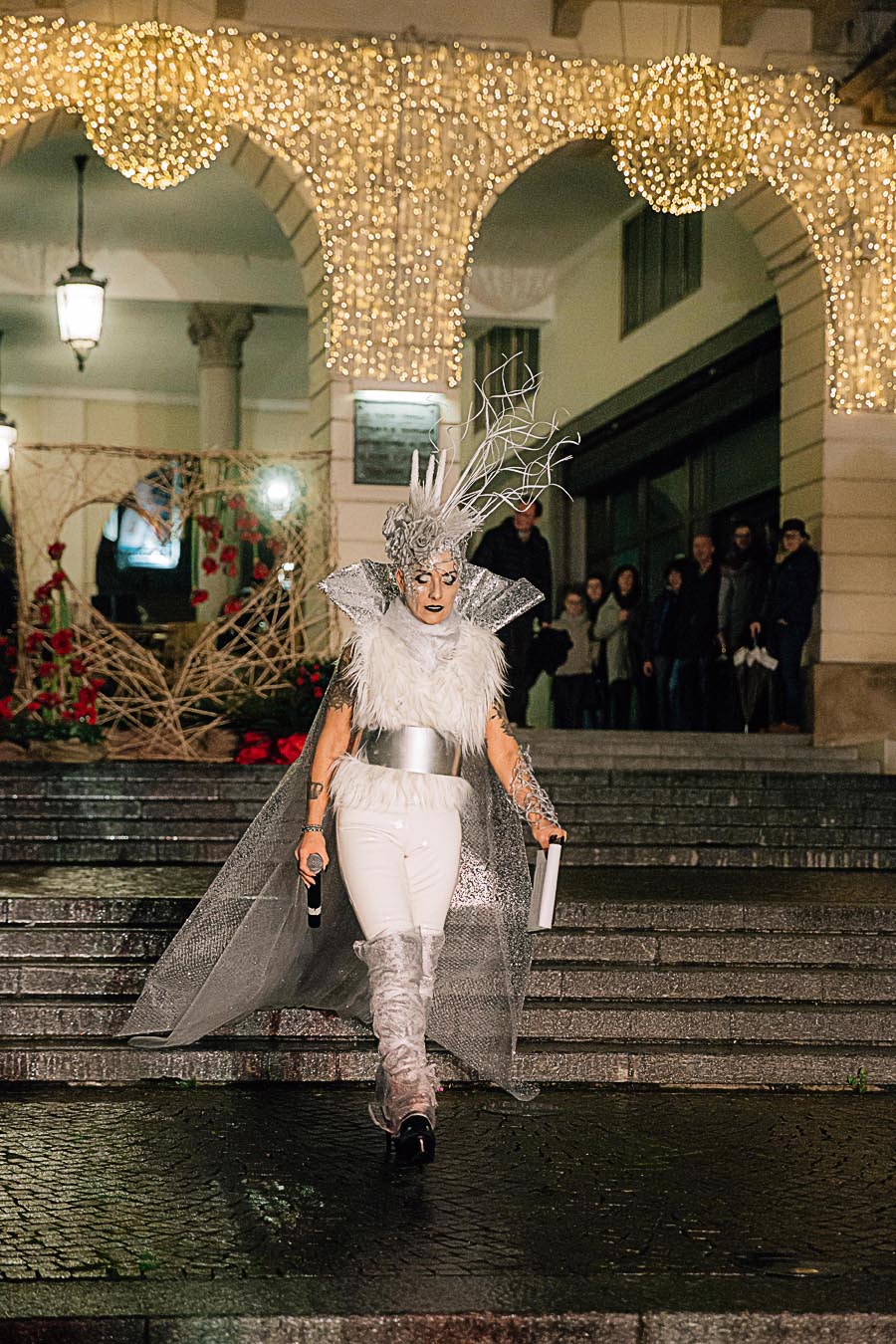 Renato Zanette fotografo per eventi storytelling Cipria Show no alla violenza sulle donne Marzia Breda