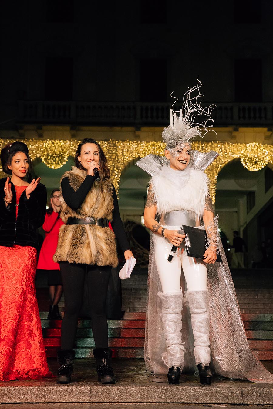 Renato Zanette fotografo per eventi storytelling Cipria Show no alla violenza sulle donne MArzia Breda Irene Guglielmi